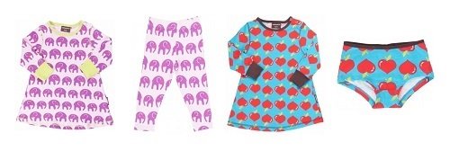 Pijama y ropa interior para niñas de la tienda online de Köttbullar & Mjölk